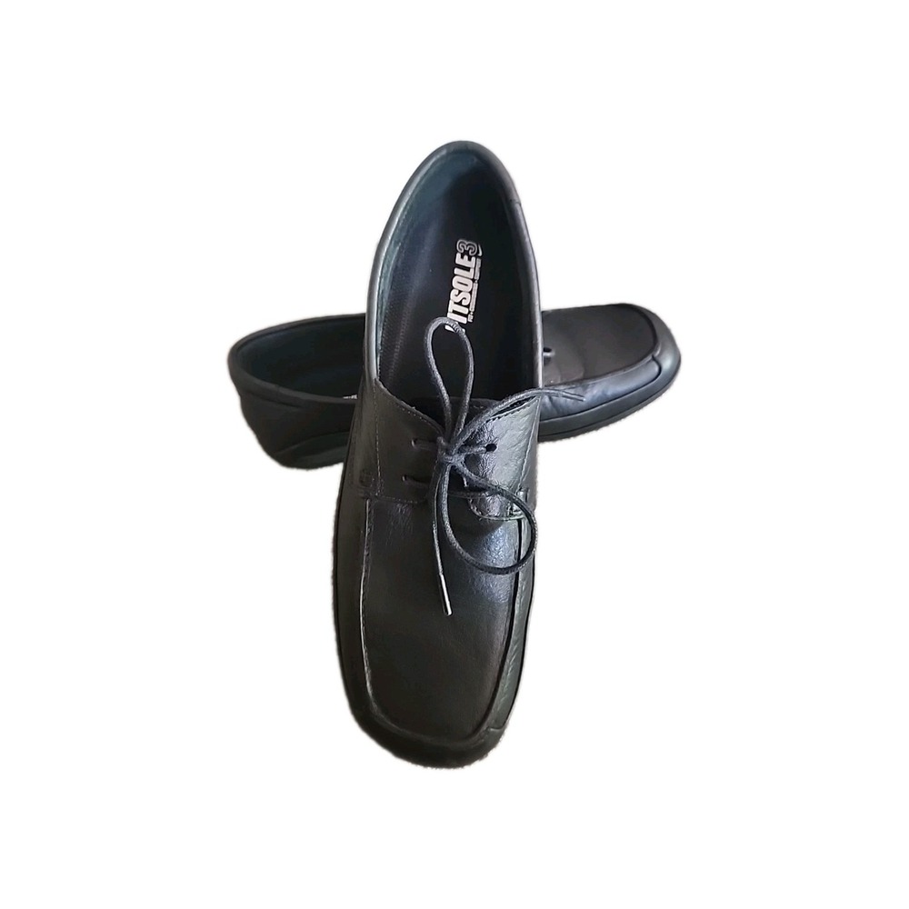 Nike‎ Loafer FITSOLE3 Black Leather Women's 9.5B